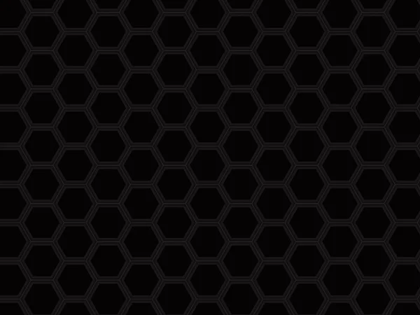 Black Refleyic Honeycomb — стоковый вектор