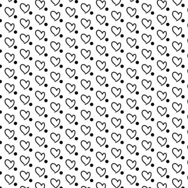 Kalpleri ve lekeli doodle