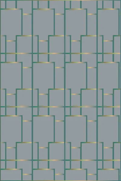 Quadratisches geometrisches Muster — Stockvektor