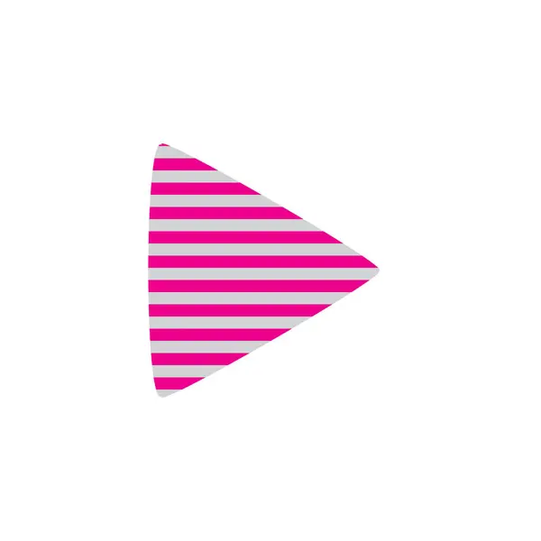Pasiasty Play Logo oryginalny projekt wektor — Wektor stockowy