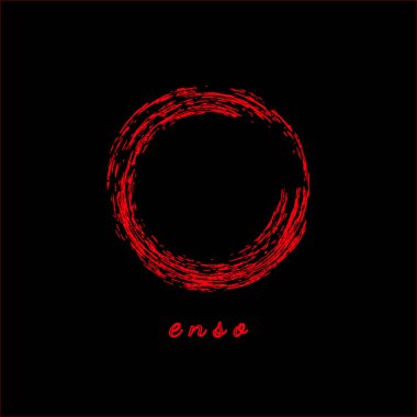 Orijinal Budist sembolü - kırmızı