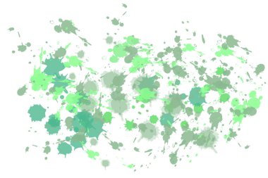 renkli boya sıçraması