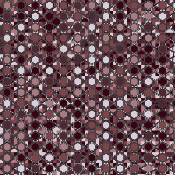 Patrón de mosaico Funky — Vector de stock