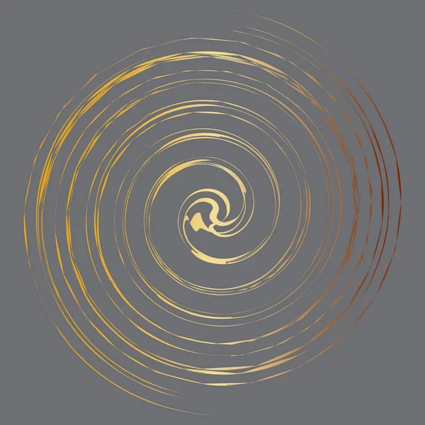 Gradient spirale dorée — Image vectorielle