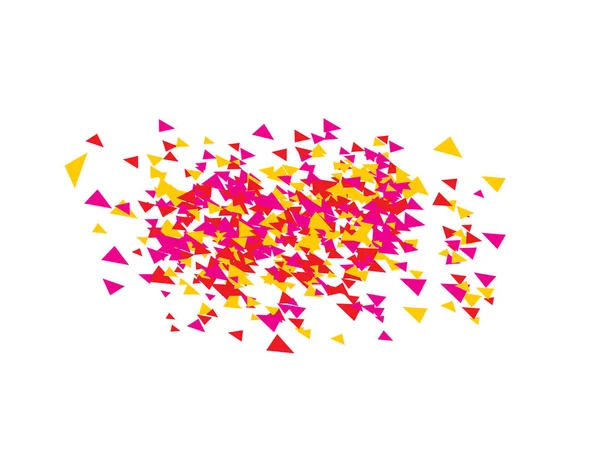 Triángulos Confetti Fondo — Vector de stock