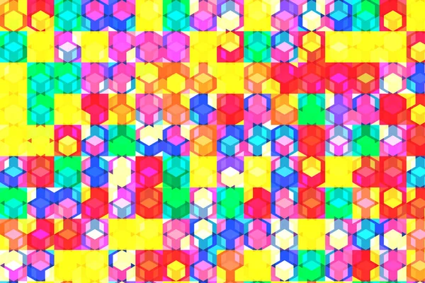 Modèle de puzzle cube — Image vectorielle