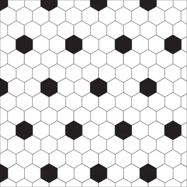 Μαύρο και άσπρο εξαγωνικό μοτίβο — Διανυσματικό Αρχείο