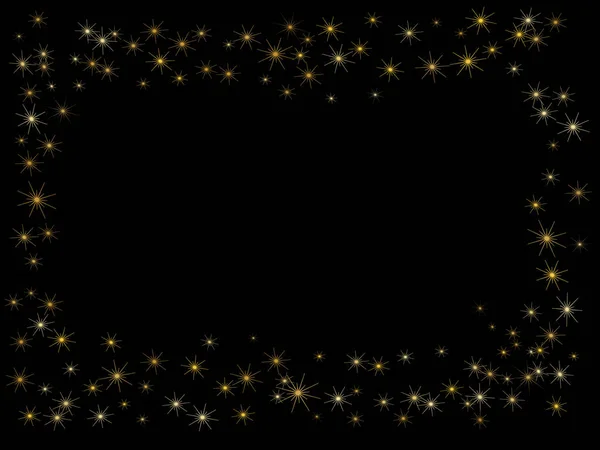 Yıldızlara gece vektör tasarımı — Stok Vektör