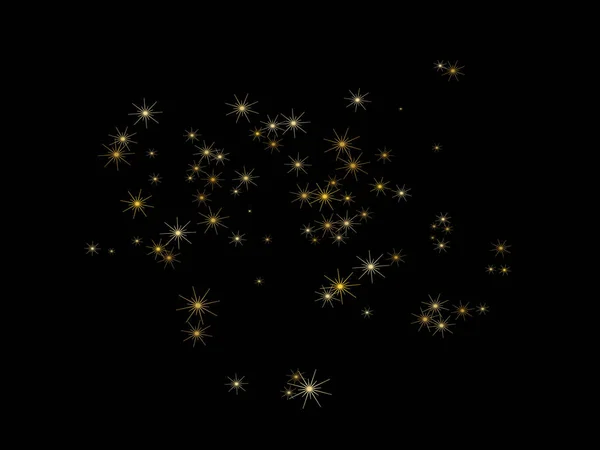 Αστέρια στο νύχτα διανυσματική σχεδίαση — Διανυσματικό Αρχείο