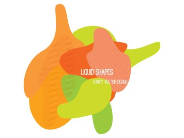 Sıvı şekiller özgün tasarım