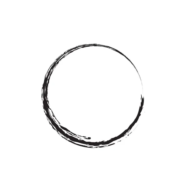 Zen sembolü Enso vektör tasarımı