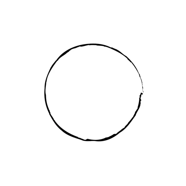 Symbole Zen Enso Conception vectorielle — Image vectorielle