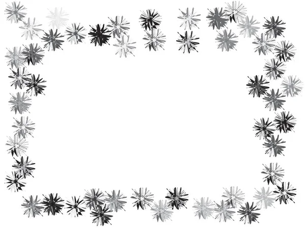 Funky fleurs confettis design — Image vectorielle