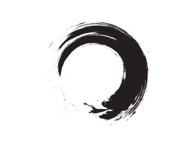 Zen Enso Symbol Design clipart