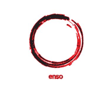 Zen Enso sembolü tasarım