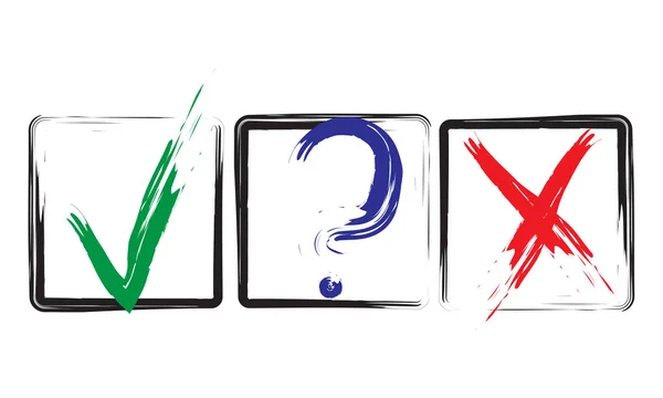 onay işaretleri seti