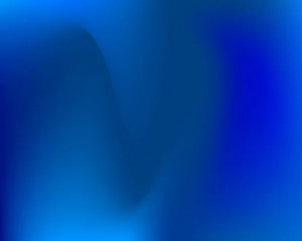魔法の群青色の波状のバナー — ストックベクタ