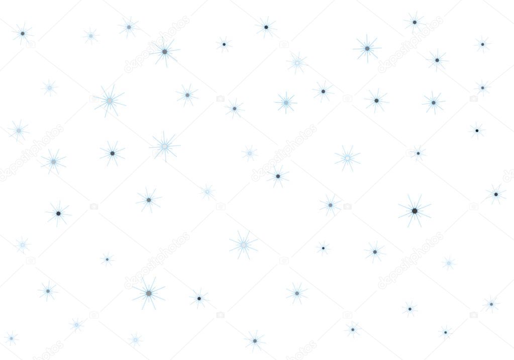 Magic snowflakes vector design