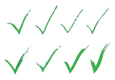 Elle çizilmiş keneler seti