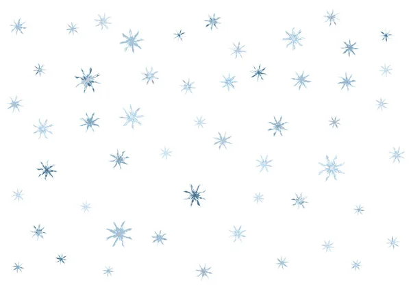 Magic snowflakes vector design — Stock Vector