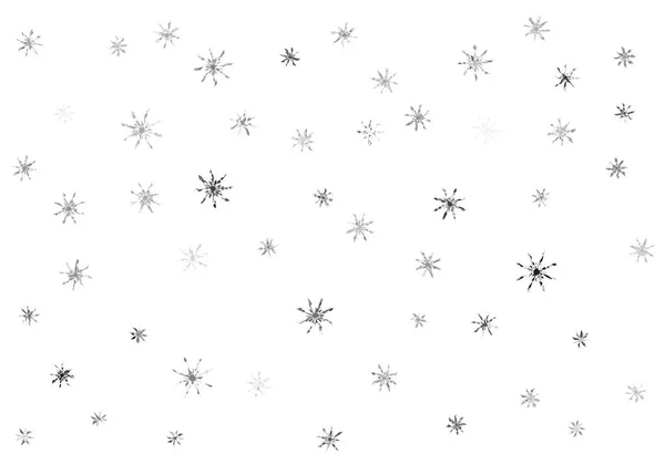 Sihirli kar taneleri tasarım vektör — Stok Vektör
