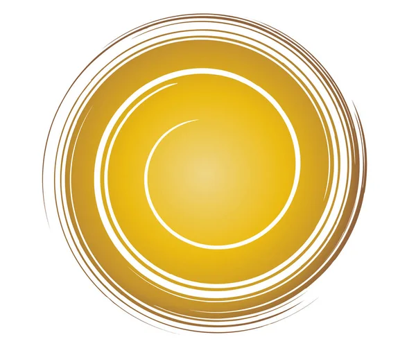 黄金漩涡模板 — 图库矢量图片