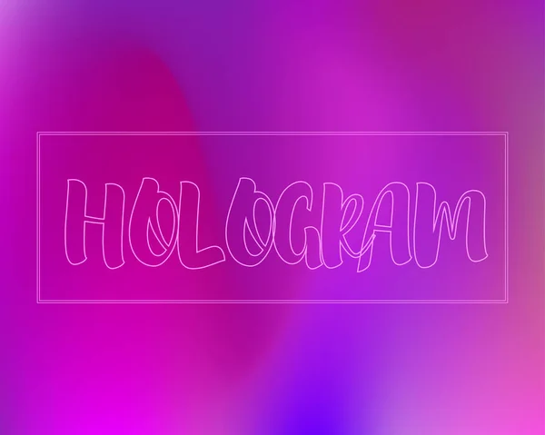 Holograma super violeta —  Vetores de Stock
