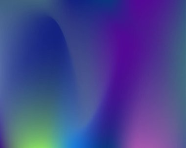 Sihirli Mavi Neon ışık gradyan