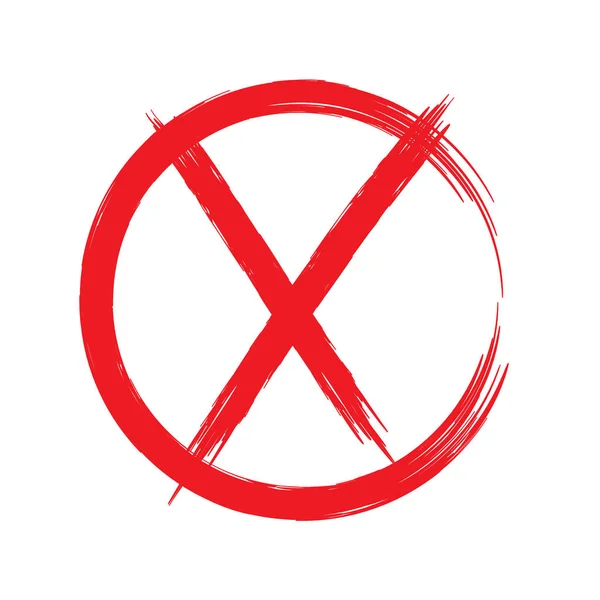 Onay işareti tasarım çapraz