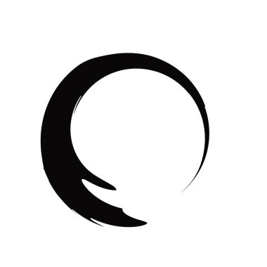 Kontur Enso vektör tasarımı