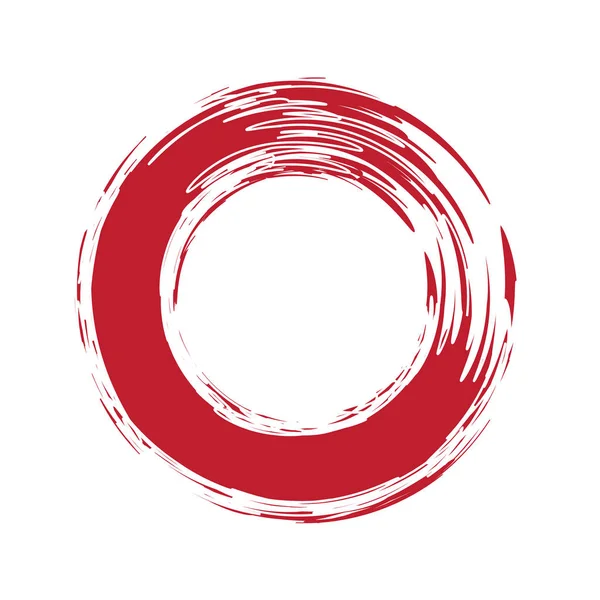 Kontur Enso vektör tasarımı