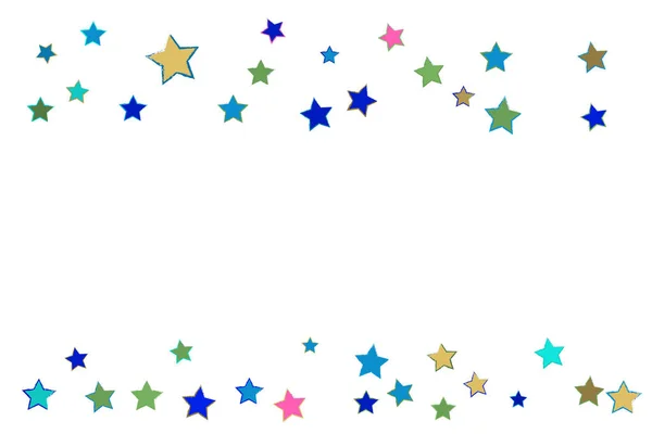 Grunge Confetti Estrelas —  Vetores de Stock