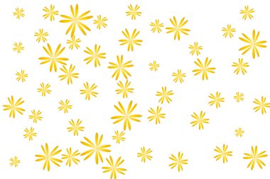 Uçan basit çiçek konfeti arka plan