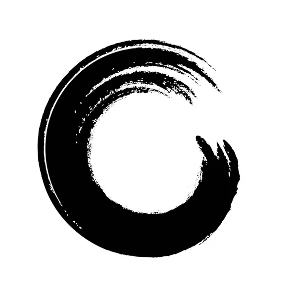 Kontur Enso Zen sembolü — Stok Vektör