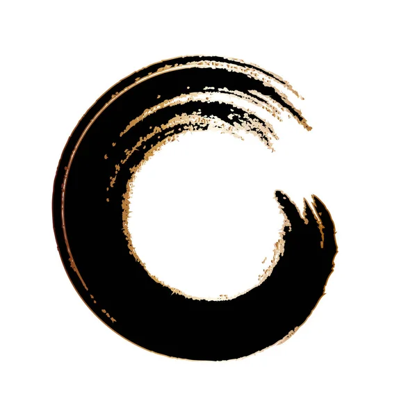 Schlaganfall als Zen-Symbol — Stockvektor