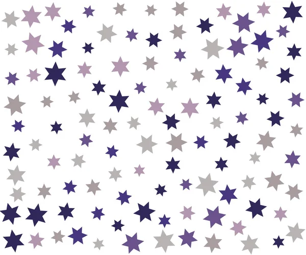 Sky Blue Stars Confetti — Stockvector