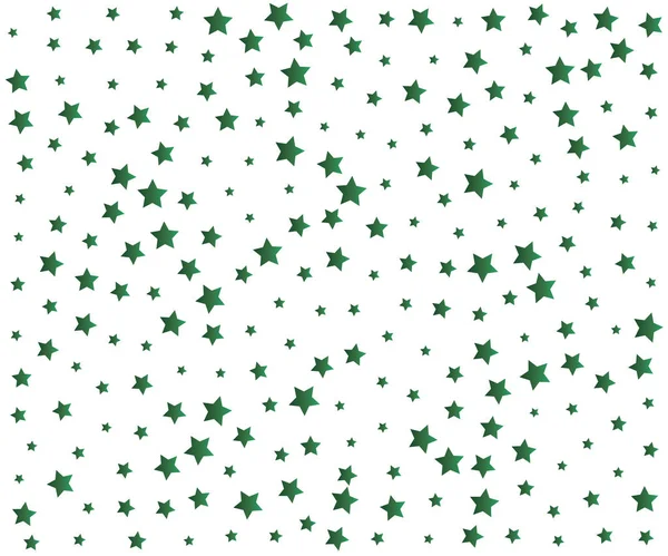 Grüne Sternenstaubkulisse — Stockvektor