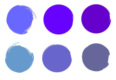 Fırça boya daireler