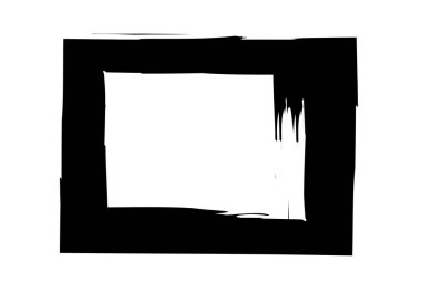 Grunge kontur çerçeve