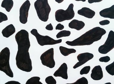 Grafik Dalmaçya baskısı. El boyası. Kaotik 