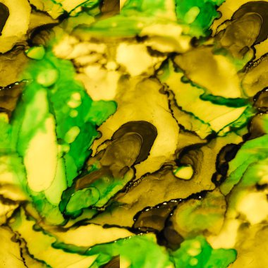 Kusursuz akrilik desen. Japon Mürekkep Biçimi. 