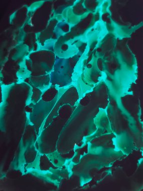 Kozmik Taş Doku Tasarımı. Mürekkep Boyası Özeti. 