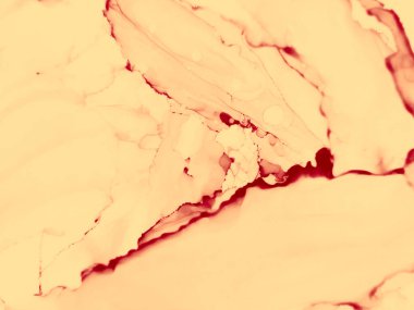 Akıcı Alkol Mürekkebi Arkaplanı. Bulutlar Makro. 