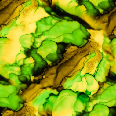 Kusursuz akrilik desen. Çin Mürekkebi Boyama. 