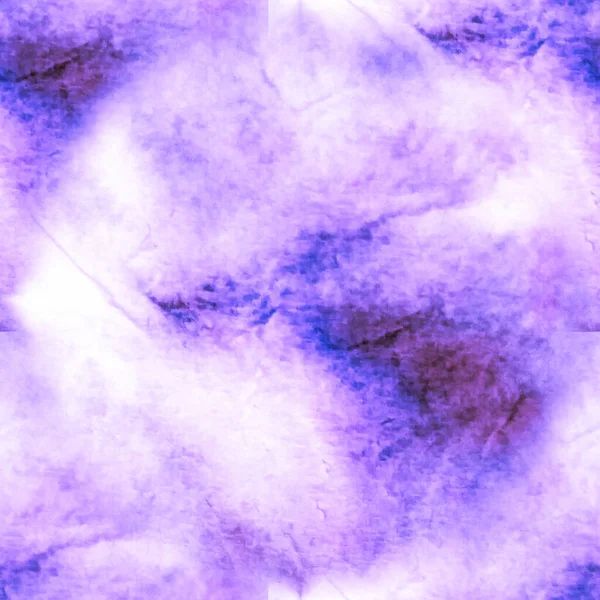 Tie Dye Seamless Texture Вайолет, біла мокра — стокове фото