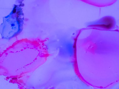 Neon Bulutları Mürekkep Duvar kağıtları. Alkol Mürekkebi Sanatı. 