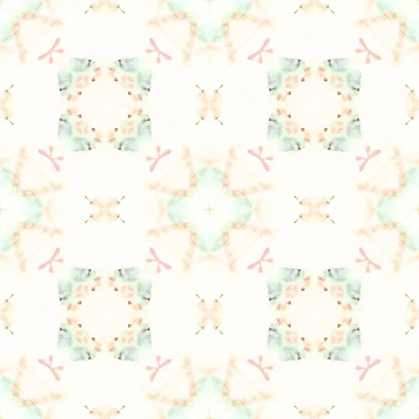 Gentle Chintz Motifs. Majolica Tiles Print. — Stock Photo, Image