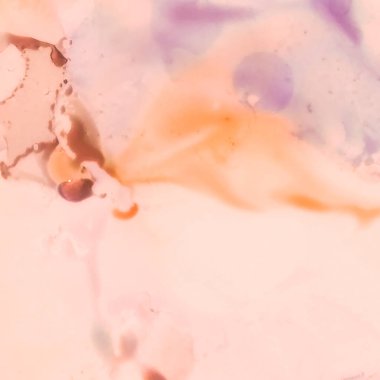 Nazik Mürekkep Bulutları Döşemesi. Soyut Mürekkep Sanatı. Kozmik 