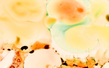 Güneşli Bulutlar, Mürekkep Duvar kağıtları. Alkol Mürekkebi Sanatı. 