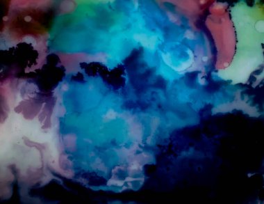 Alkol Mürekkep Çiçeği Yazısı. Mürekkep Boyası DokusuName. 